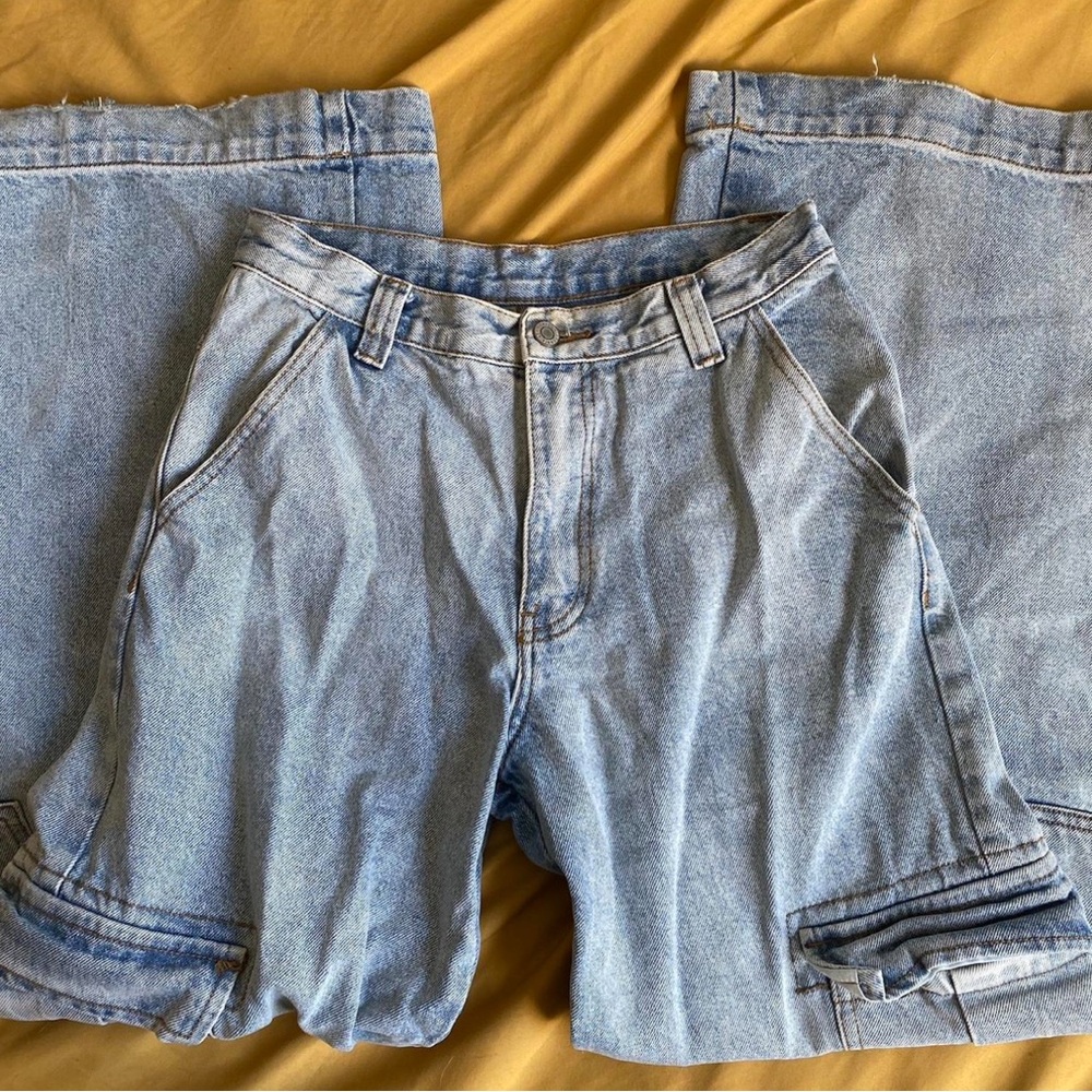 Light Blue Denim Shorts